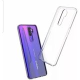 ile uyumlu Şeffaf Clear Silikon Yüksek Kalite Darbeye Dayanıklı Şık Telefon Kılıfı (Oppo A5 2020/A9 2020)