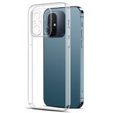 ile uyumlu Şeffaf Clear Silikon Yüksek Kalite Darbeye Dayanıklı Şık Telefon Kılıfı (Xiaomi Redmi 12C / Redmi 11A)