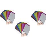 İleri Grup 3 Paket Renkli Yapışkanlı Simli Eva 20X30 cm 10 Renk Karışık - Anaokulu, Kreş, Okul Öncesi Etkinlik