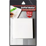İleri Grup 50 Yapraklı Şeffaf Kare Desenli Post-It 75X75 mm -Bloknot- Not Kağıdı