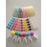 İleri Grup 6'lı Mini Dot Marker Kalemi + Nokta Etiketi Seti
