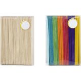 İleri Grup Ahşap Çubuk, Muayene Çubuğu, Dil ve Etkinlik Çubuğu 11 cm 50’lik 2 Set