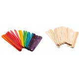 İleri Grup Ahşap Çubuk, Muayene Çubuğu, Dil ve Etkinlik Çubuğu 15 cm 50'lik 2 Set