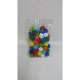İleri Toys Karışık Renkli Yumuşak Ponpon 2 cm 50 Adet