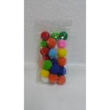 İleri Toys Karışık Renkli Yumuşak Ponpon 3 cm 25 Adet