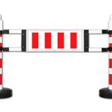 İleri Trafik 1800x1200 mm Dubalı Uyarı Levhalı Bariyer