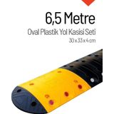 İleri Trafik 6.5 m Oval Plastik Hız Kesici Set