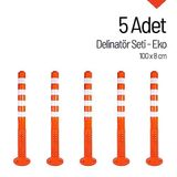 İleri Trafik Delinatör 100 X 8 Cm Eko 5 Adet, Esnek Duba