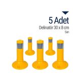 İleri Trafik Delinatör 30 X 8 Cm Sarı 5 Adet, Esnek Duba