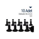 İleri Trafik Delinatör 30 X 8 Cm Siyah 10 Adet, Esnek Duba
