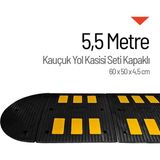 İleri Trafik Kauçuk Hız Kesici 6 Bantlı - 5,5 Metre Set - 60 x 50 x 4,5cm