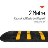 İleri Trafik Kauçuk Hız Kesici, Yol Kasisi EKO 4 Bantlı - 2 Metre Set