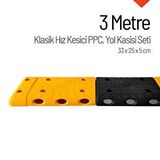 İleri Trafik Klasik Hız Kesici Ppc Set, Yol Kasisi 3 Metre