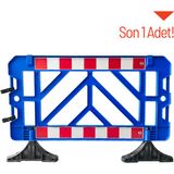 İleri Trafik Mavi 150x100 cm Güvenlik Barikatı