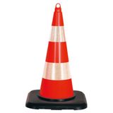 İleri Trafik Pvc 75 cm Çift Reflektifli Ağırlıklı Trafik Dubası
