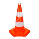 İleri Trafik Pvc Trafik Konisi 50 cm Reflektifli 6 Kenar Trafik Dubası