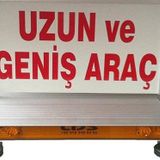 İleri Trafik Sharp P-76 Uzun Geniş Araç Tepe Lambası