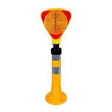 İleri Trafik Solar Üçgen Flaşörlü Delinatör Seti Sarı