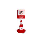 İleri Trafik Yabancı Araçların Park Etmesi Yasaktır Logo Klasik Kedi Gözlü Koni Seti Trafik Dubası