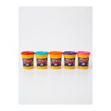 ileritoys 100 gr * 5'li Glutensiz Oyun Hamuru ( Kartelasız) ( Kahverengi-Açık Mavi-Turuncu-Pembe-Mor)