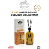 Ilgaz Amber Bambu Çubuklu Oda Kokusu 200 ml | Xl Red Diffuser