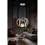 Ilgaz Aydınlatma Ahtapot Krom 3 Kollu Şeker Toplu 3 Renk Kristal Led Avize
