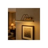 ILGAZ AYDINLATMA FLÜT LED APLİK 50 CM (ELEKTRİK İLE ÇALIŞMAKTADIR) 3000 K SARI IŞIK TABLO APLİĞİ OYNAR BAŞLI AYARLANABİLİR