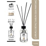 Ilgaz Beyaz Sabun Çubuklu Oda Kokusu 110 ml White Soap Parfum Ferahlatıcı Ortam Kokusu Kalıcı Parfümlü
