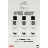 ILGAZ Çankırı Tuz Kolonyası 3'lü Set 80 Derece 400 ml | Elegance Series