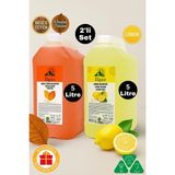Ilgaz Tütün Kolonyası 5lt & Limon Kolonyası 5lt | 2'li Hijyenik Bidon Kolonya Seti - 5 lt