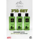 Ilgaz Zeytin Çiçeği Kolonyası 3'Lü Set 80 Derece 400 Ml | Elegance Series