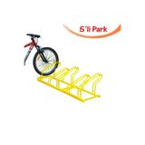 İlgi Trafik LT-008 E-5LI PARK-SARI Bisiklet Parkı Bisiklet Park Yeri Sistemleri Alanı Demiri Ayağı Sehpası 5'li 40X180 Cm Sarı