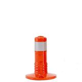 ilgi trafik market Delinatör Esnek Yol Şerit Ayırıcı Ürünleri Esnek Plastik Park Ayırıcı Reflektif Bantlı Delinatör Kırmızı 30 Cm