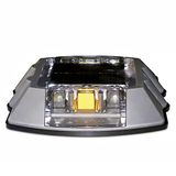 ilgi trafik market Güneş Enerjili Yol Butonu Solar Ledli Metal Uyarıcı Otoyol Butonu 10 Adet Sarı