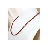 ILGIN DOĞAL TAŞ TAKI Kırmızı Akik Kadın Kolye 3 mm | Minimalist Kolye