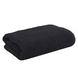 ILGIN HOME Basic Desensiz Spor Havlusu El Havlusu Yüz Havlusu Baş Havlusu (siyah)