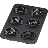 Ilham Veren Küçük Ekmek Pişirme Kalıbı Delikli 28 x 19 Cm, 6 Küçük Ekmek Için Pişirme K