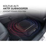 İlhay Slim Koltuk Altı Subwoofer Aktif Bas Yer Kaplamaz 800WAT-300 Rms Kendinden Amfili Bas Kontrol