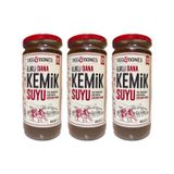 İlikli Dana Kemik Suyu Yüksek Kolajen ve Protein Deposu (480 ml x3 Adet)