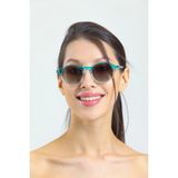 İlios Eyewear Capella Aqua Kadın Güneş Gözlüğü - Yeşil Şeffaf