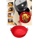 İLİVA Airfryer Silikon Pişirme Kalıbı - Air Fryer Aksesuarı, Pişirme Kağıdı - Kırmızı (bpa Free)