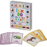 Ilk 50 Hafıza Kartı Hafıza Gelişimi Eğitici Oyun Seti - Pembe
