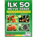 Ilk 50 Meyve & Sebze Kartları Eğitici Oyuncak
