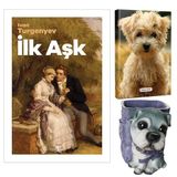 İlk Aşk - İvan Turgenyev ve Dekoratif Köpek Kalemlik - Neşeli Yüz Planlama Defteri