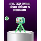 İlk El Grup 1080P Hd Çocuk Vlog Kamerası – Tripod ve Eğitici Oyunlarl