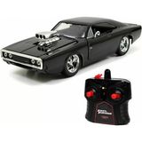 İlk El Grup 1:16 Fast . Furious 1970 Kumandalı Dom's Dodge Charger R/t Turbo Araba - 10 cm