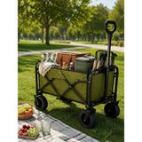 İlk El Grup 130 kg Taşıma Kapasiteli Katlanabilir Wagon Taşıma Arabası - Standart - Renkli