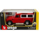 İlk El Grup 22063 Land Rover Series Iı Model Araba 1:24 Kırmızı - - Renkli