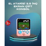İlk El Grup 3.5 Inç LCD Ekranlı 666 Oyunlu Taşınabilir Retro Oyun Konsolu Ieg