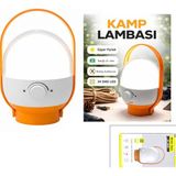 İlk El Grup 34 LED Kamp Lambası - Fener USB Şarjlı Ayarlanabilir Işık 4.8W - 2400MAH ST-5661 - Renkli